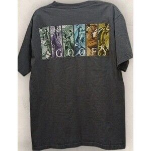 VINTAGE DISNEY GOOFY T SHIRT M USA MADE DOUBLE SIDED 90S